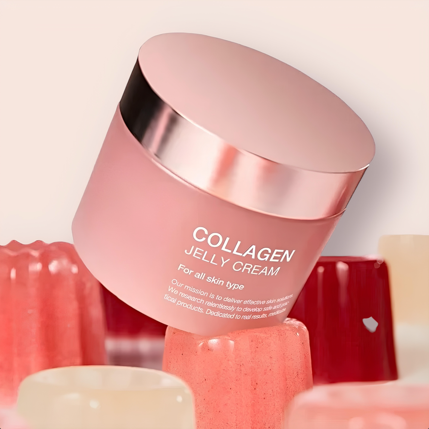 Gelée Crème au Collagène - Soin Anti-Âge Hydratant Éclat de la Peau