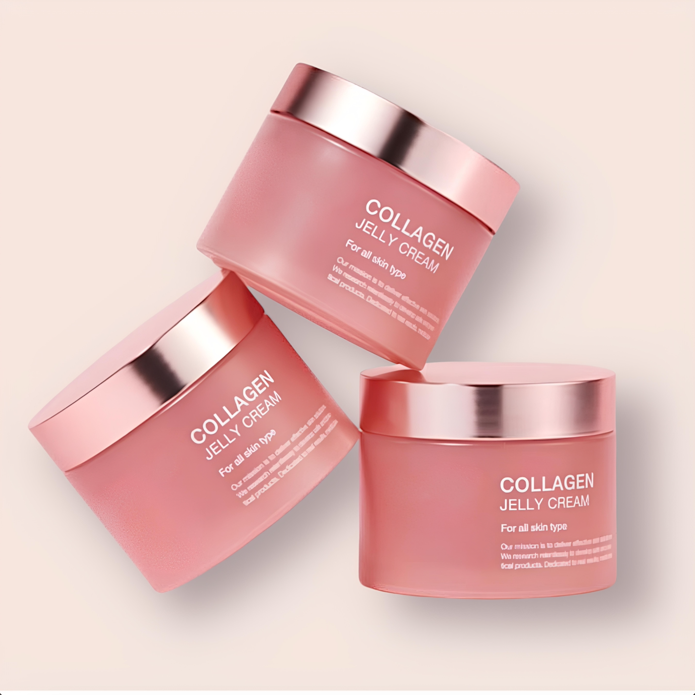 Gelée Crème au Collagène - Soin Anti-Âge Hydratant Éclat de la Peau