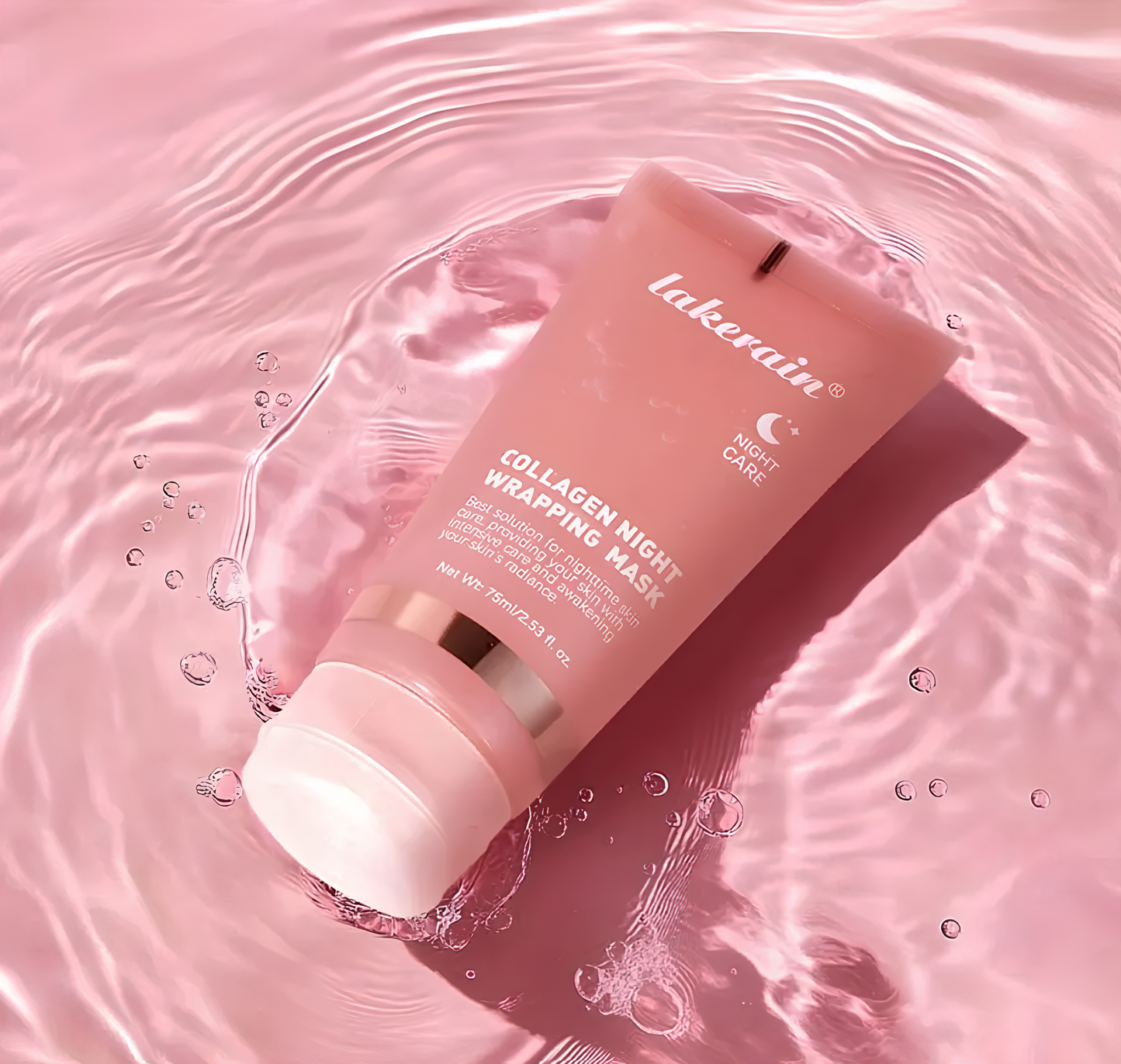 Masque de Nuit Collagène Wrapping Hydratant & Revitalisant- Soin Anti-Âge