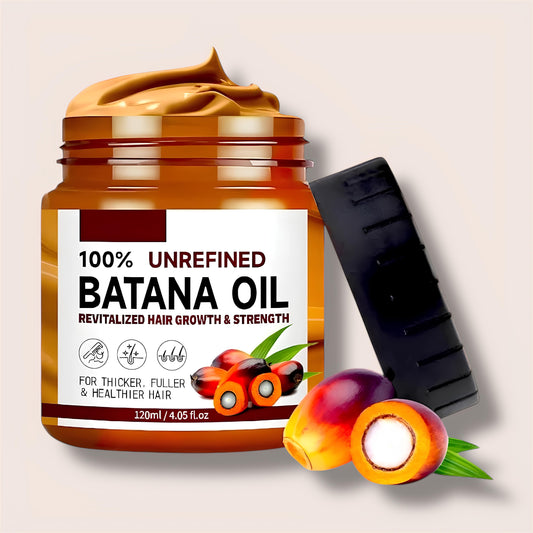 Huile de Batana 100% Pure – Croissance, Nutrition & Brillance