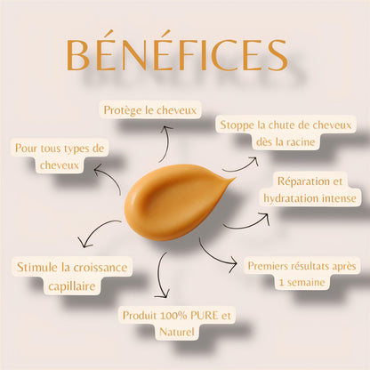 Huile de Batana 100% Pure – Croissance, Nutrition & Brillance