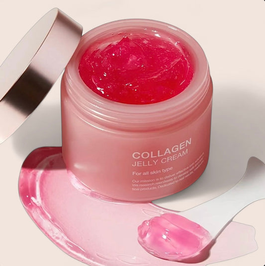 Gelée Crème au Collagène - Soin Anti-Âge Hydratant Éclat de la Peau