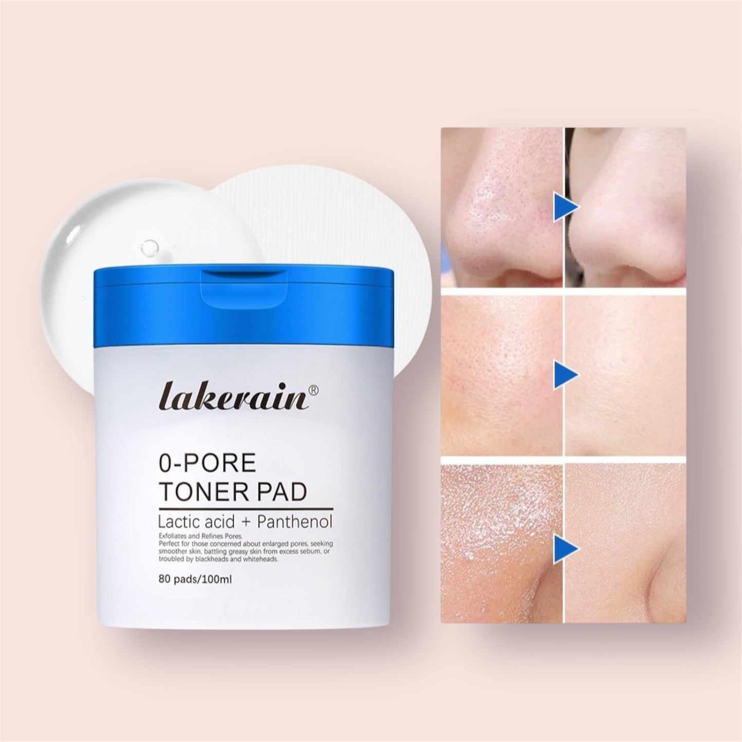 Disques Exfoliants Anti-Pores – 0 PORE TONER PAD