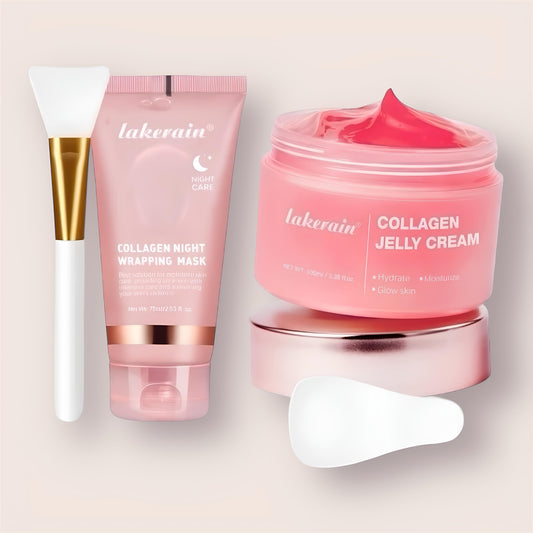 Pack Duo Collagène Jour & Nuit Gelée Crème + Masque de Nuit + Spatule Offerte